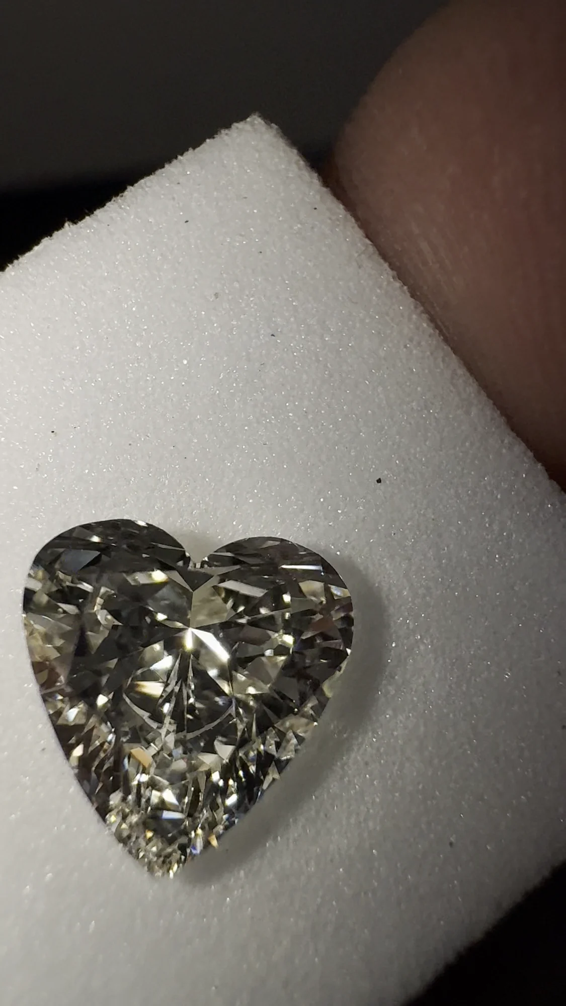 Heart diamond from our desk