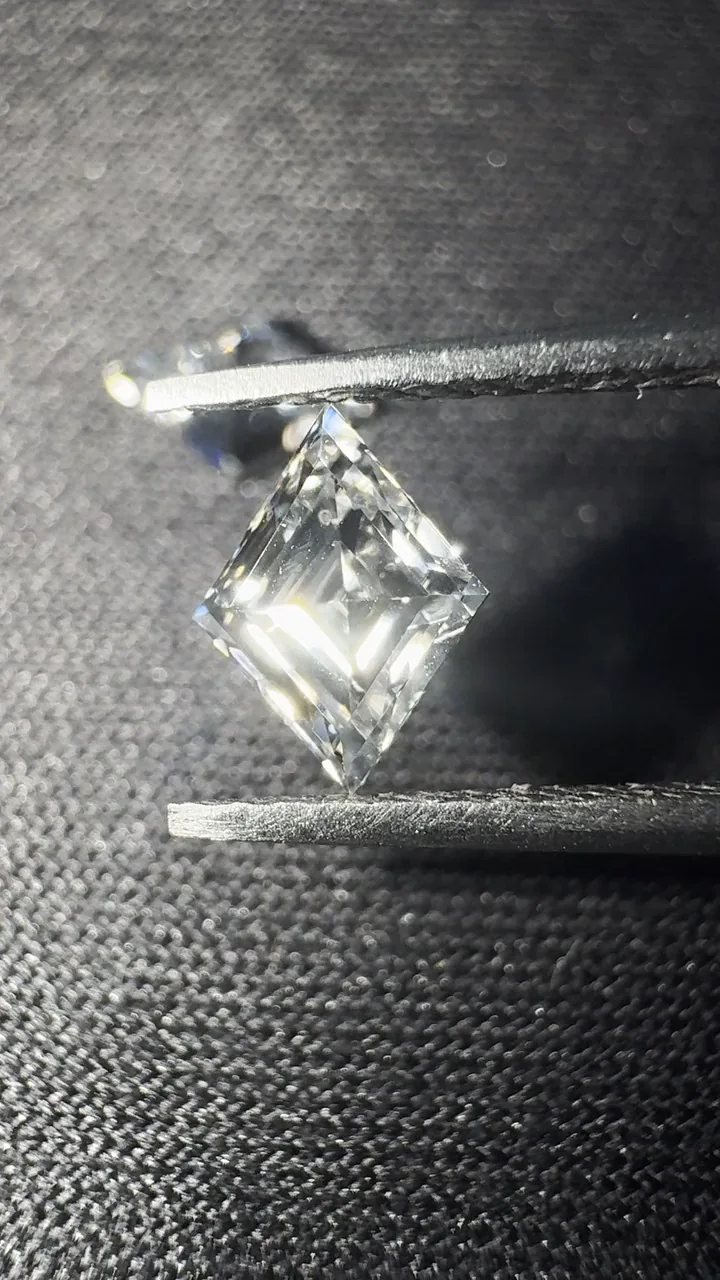 Lozenge cut diamond from our desk