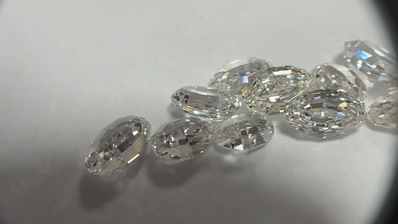 Rose-cut ovals diamond from our desk