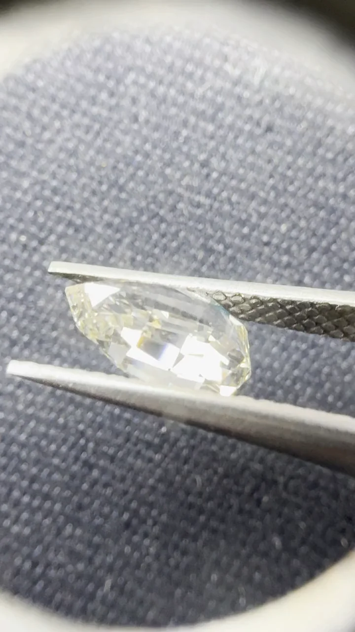 Shield step-cut diamond from our desk